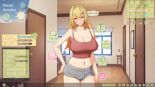 Hentai Game - Ayano Cowgirl Scene - Hentai Gameplay Animation