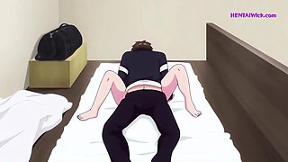 Cheating Girlfriend Spends the Night with the Neighbor While Her Boyfriend Is at Work(Hentai)