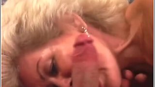 Slutty Mature Blonde Is Dedicated To Satisfying Her Hairy Pussy