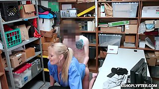 Shoplyfter wedges his Big Cock so deep in Rachael Cavallis pussy!