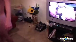 Brunette MILF Gets Double Stuffed DP & Cumshot - Full Italian Teen Film HD