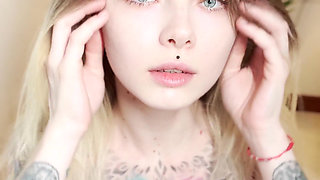 Look into those eyes when you`ll be cumming down my throat