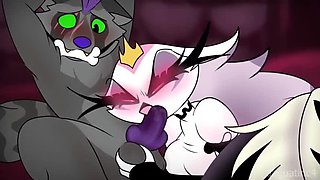 Hazbin Hotel Hentai: Rough Fucking Queen Stella in Every Hole - Helluva Boss Cartoon Porn