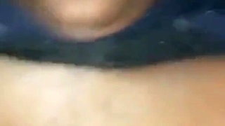 Big Black Cock Pounding My Hairy Pussy Back of My Car Moaning Orgasms