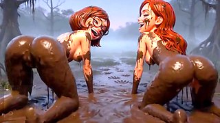Daphne and velma, gostosa no banho, velma