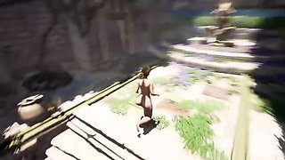 Sunny Hentai Part 3: Lara Croft Big Tits Anal Fuck - Complete 3D Animation