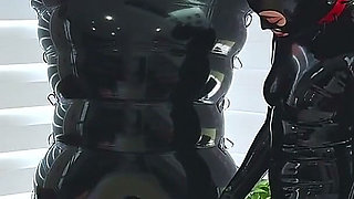 Inflatable Suit Edging and Denial, Full - Alex Latex
