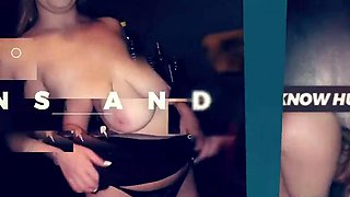 Big Tittied Blonde Goes To The Gloryhole To Slurp Cocks