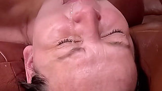 Rough Sloppy Facefuck and Deepthroat!