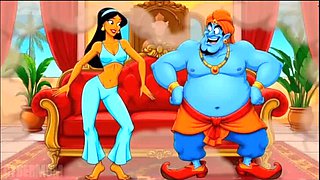 Aladdin Hentai: Genie Grants Jasmine's Dirty Wishes - Cartoon Porn Parody