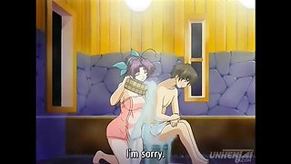 Japanese MILF Gives Bath to 18-Year-Old Step Son in Hentai Animation [Subtitled]