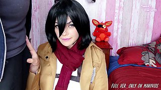 Mikasa Wants Erens Dick and Cum - Attack on Titan Cosplay