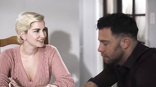 Stunning Skye Blue makes her sister's husband fuck her hard