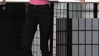 Dyanna Crush on Her Slave Groin in Boots! Picture in the Picture!
