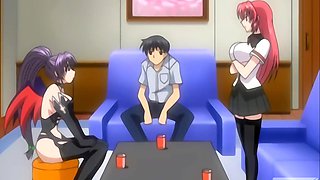 Hentai Step-Sis Surprise: First Time on the Couch with Titty Fucking