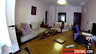 Amateur Ebony COUGAR JAMMED FIRM By BWC Producer In Homemade Audition