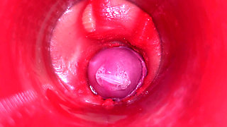 Camera Inside Pussy: Powerfull Cum in Pussy! Best Internal Asmr