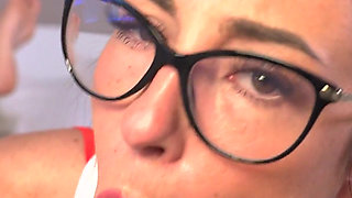 A Very Naughty Cheerleader Fingering Her Ass