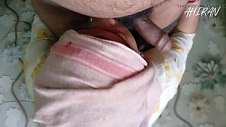 Desi wife Aahana sucks her handsome husband's big cock in hot homemade sex