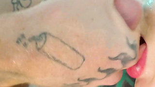 Tattoo Sluts Gaping Anal Holes in Rough Foursome - ATM & POV