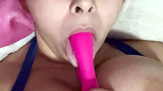 Great Big Boobs On Masturbating Redhead