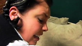 Kinky amateur lesbian spanking party