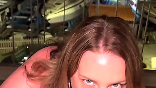 My First Time Swallowing on Camera. in a Little Marina on the Amalfi Coast.