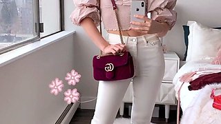 Amateur brunette ariana marie solo toying