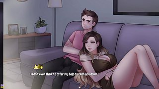 House Chores #17: My MILF Stepaunt Sucked Me off During the Movie and Made Me Cum Really Good