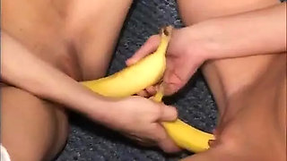 Outrageous secret sex with our stepdad who watches us while we scissor