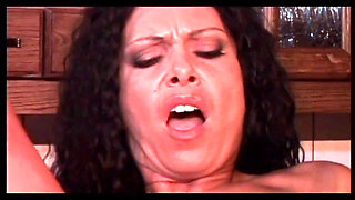The Young Wife and the Old Husband Anal Fuck on the Kitchen Table