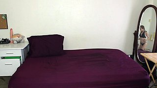 Small titted babe gives awesome blowjob