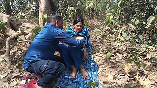 Indian Village Sex Video, Indian Girl Big Boob Press by Her Step Brother in Outdoor Village