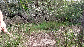 Granny Looks for a Lover Nacked in the Woods