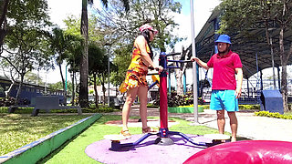 Park Stranger Seduction Stunning Latina MILF Takes Him Home for a Wild Encounter