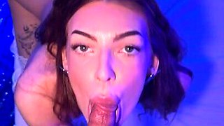 Cute babe Salome Clit gets freaky on a cock in POV
