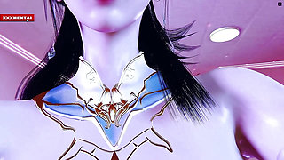 Animated Tease with a Juicy Booty - 3D Hentai Animation