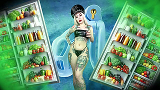 Only Eating Is Left, Because You’re Locked - Locktober, Halloween, Fat Shaming, Feeder