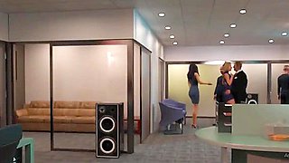 Flirty F - 69 In The Elevator With 3d Animated