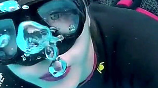Underwater Wetsuit JOI in My Private Pool