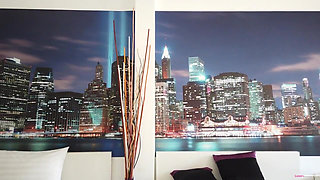 Naksu in Pink Top and Jean Skirt