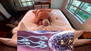 Amateur Petite European MILF Fucks Older Man in Gym & Hotel Bed - Hairy Snatch Missionary Breeding