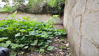 StepMom Fucks StepSon Outdoors - Big Natural Tits Latina Gets Pussy Full of Cum