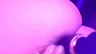Big pink dildo fun