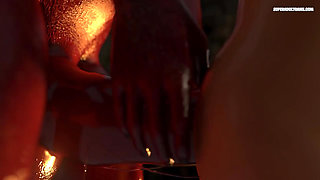 The Horny Witch Got Wet So She Summoned The Futa Sex Demon - She Gives Her Massive Cock And Got Filled With Cum ( 3D Realistic )