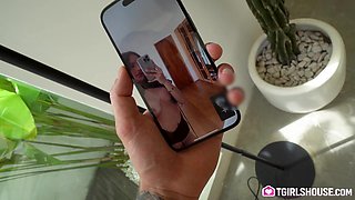Hotwife On My Gf With My Trans Side Girl - TGIRLS PALACE