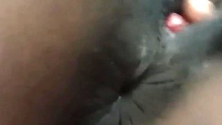 Rubbing My Clit Threw My Shorts Sucking My Nipples Fingering My Black Pussy