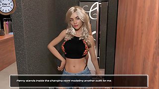 Sex-positive blonde girl in the apartment change episode seventeen