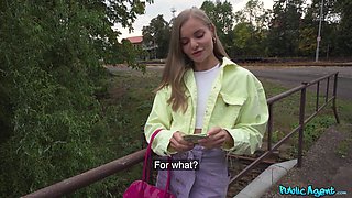 Martin Gun’s Blonde Teenie Passion in Public Heat