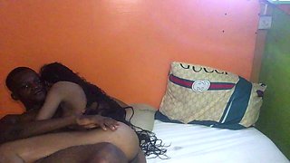 Ebony Hot Sexy Slim Babe, Really Enjoyed My Big Cock